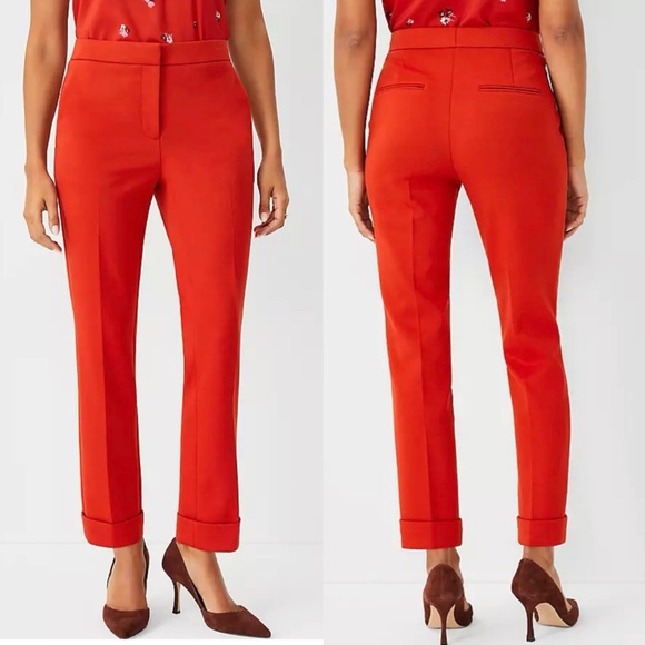 Ann Taylor Pants - High Waist Everyday Ankle Pant in Double Knit - Curvy Fit